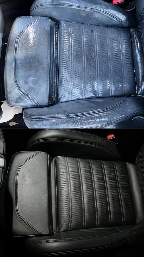 Wash and wax result from a Houston, TX mobile detailing appointment
